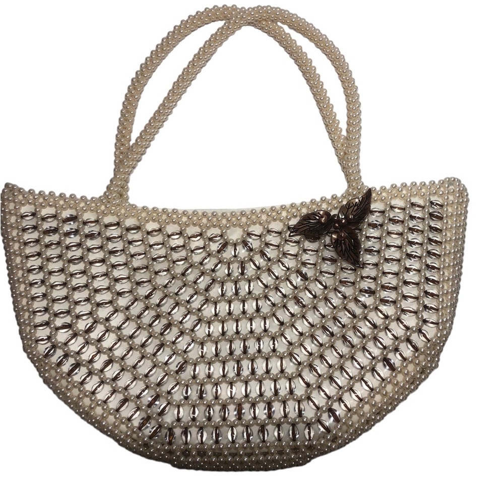 Unique Vintage beaded purse bag Made in Vietnam